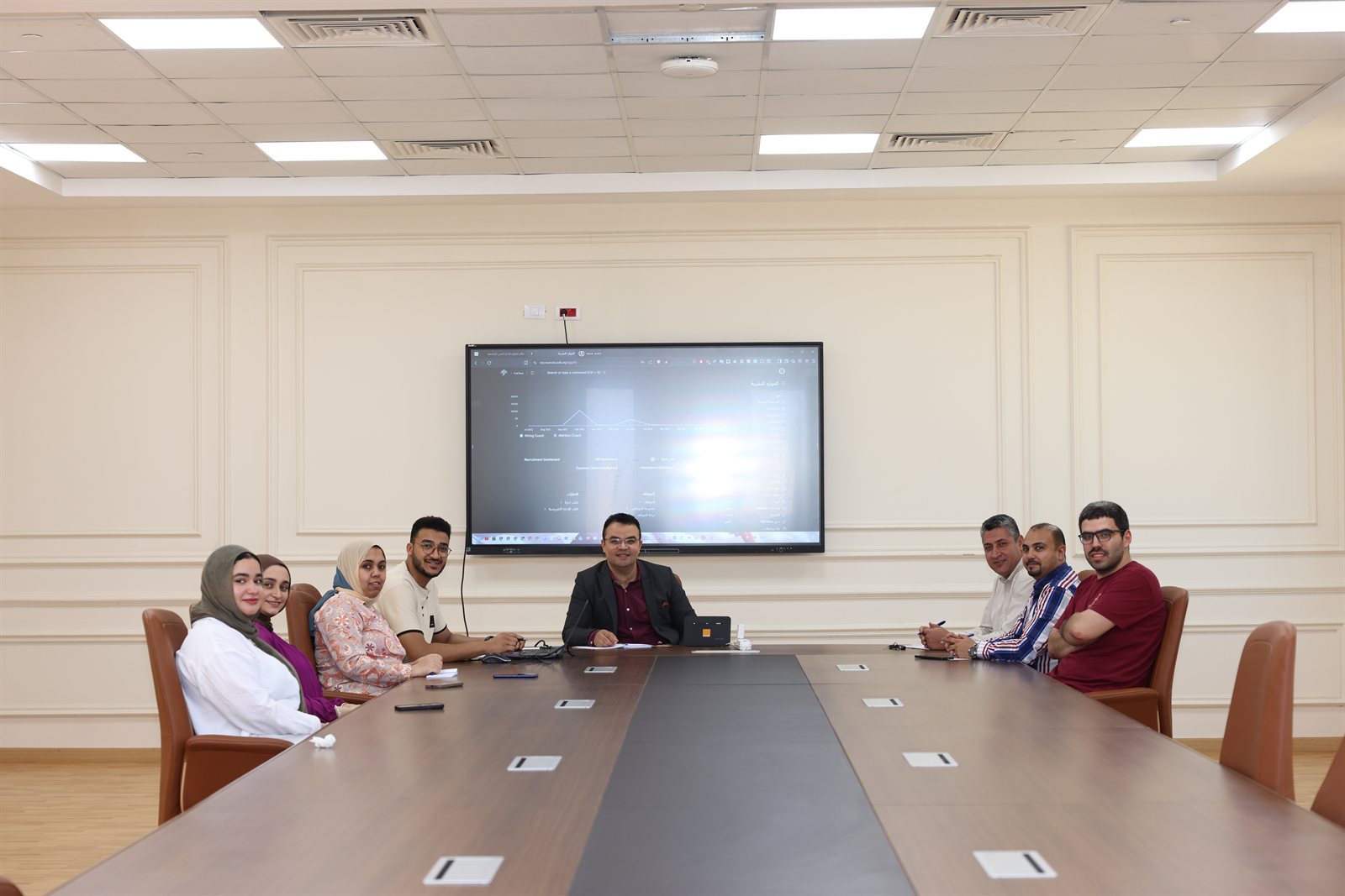 جلسة تدريب الـ ERP الموارد البشرية 1