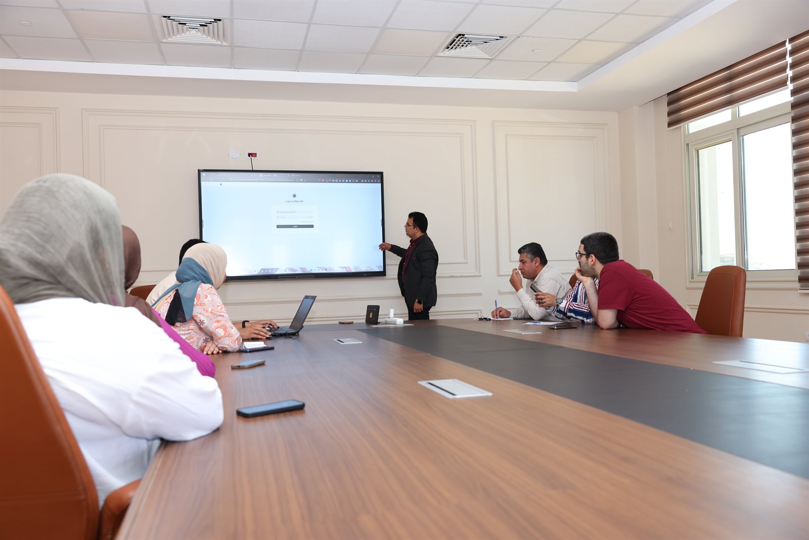 جلسة تدريب الـ ERP الموارد البشرية 11