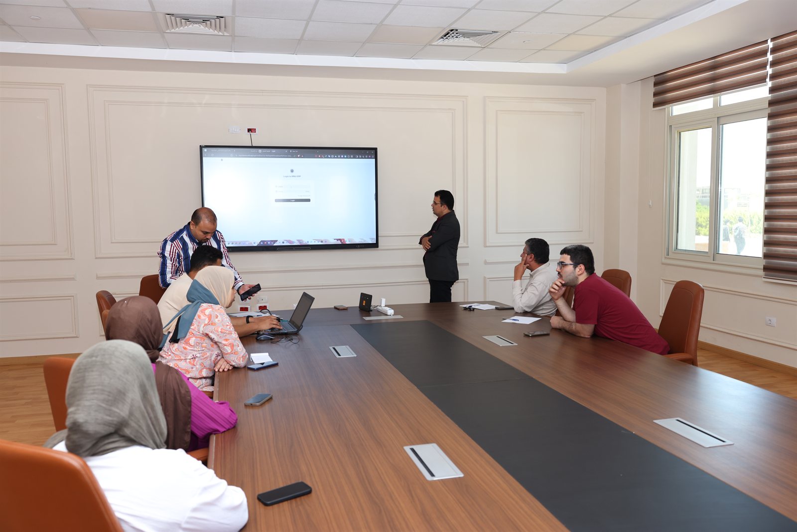 جلسة تدريب الـ ERP الموارد البشرية 12